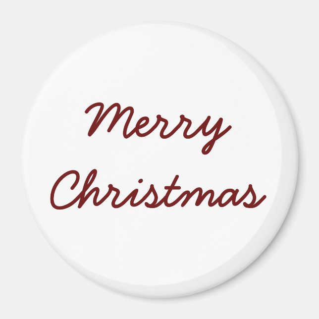 Íman adicionar seu natal de texto personalizado (Frente)