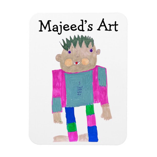 Íman Adicione a Arte do seu Filho a isso  (Vertical)