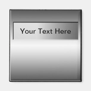 Íman Adicione o ímã do olhar da placa de metal do tex