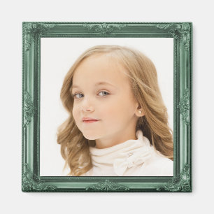 Íman Adicione o Quadro Antiquado Personalizado da FOTO