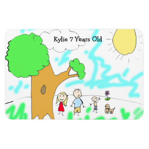 Íman Adicione o Trabalho de arte do seu Filho a isto