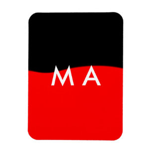 Íman Adicione seu nome com monograma simples letra home
