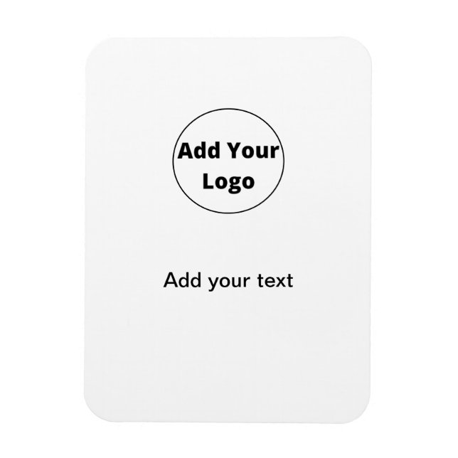 Íman adicione seu texto simples e mínimo personalizado  (Vertical)
