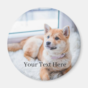 Íman Adicione sua foto e texto personalizado
