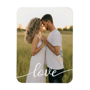 Íman Adicione Sua Própria Foto de Amor Romântico