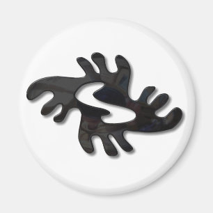 Íman Adinkra-negro brilhante da paz