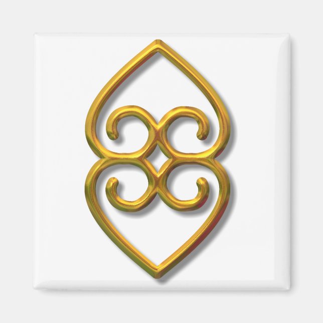 Íman Adinkra-terra-ouro (Frente)