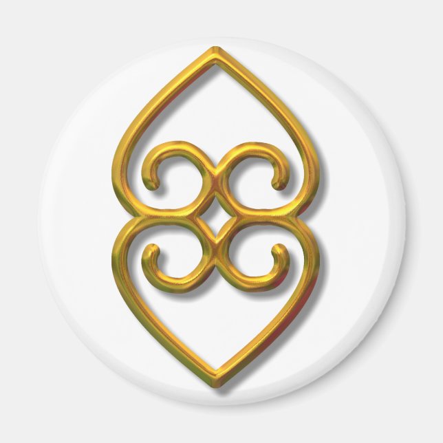 Íman Adinkra-terra-ouro (Frente)