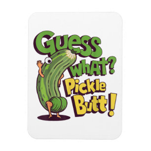 Íman Adivinha? Bunda de Pepino! Pepino Engraçado