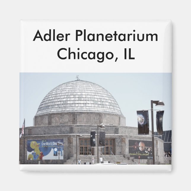 Íman Adler Planetarium - Chicago, IL (Frente)