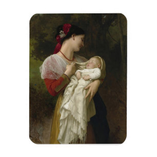 Íman Admiração materna por William Bouguereau