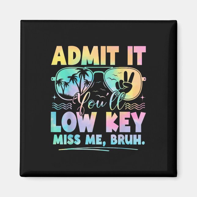 Íman Admita-O, Menina Mim Bruh Tie Dye Beach (Frente)