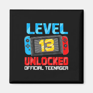 Íman Adolescente Oficial Desbloqueado do Jogo de Aniver