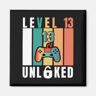 Íman Adolescente Oficial Nível 13 Aniversário Desbloque