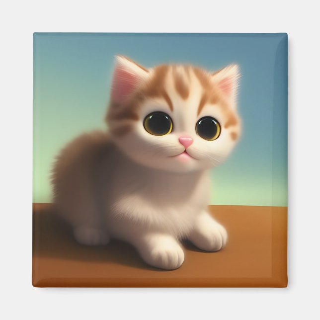 Íman Adorable Kitten (Frente)