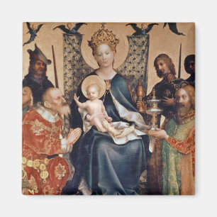 Íman Adoração do altarpiece dos Magi