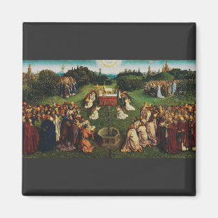 Íman Adoração do Cordeiro Místico de Jan van Eyck
