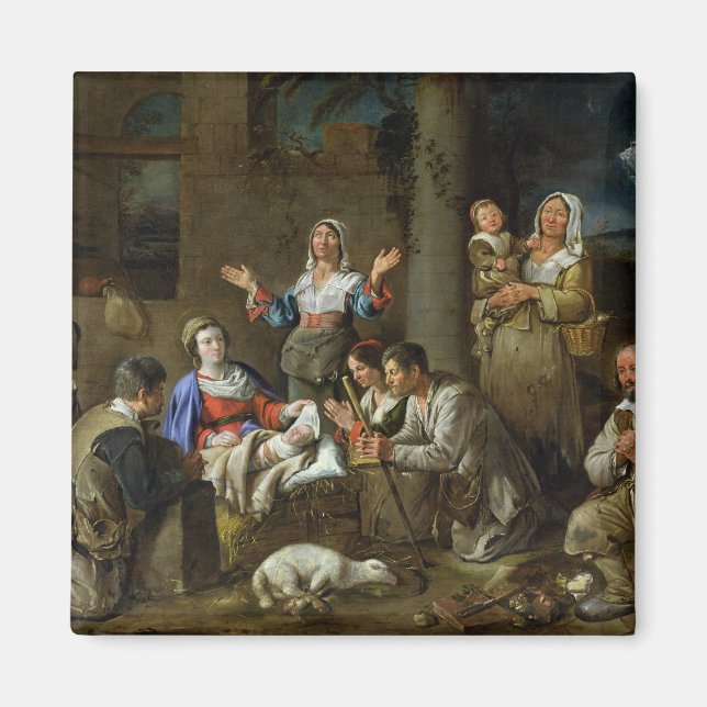 Íman Adoração dos Pastores, c.1659 (Frente)