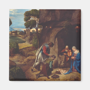 Íman Adoração dos Pastores por Giorgione