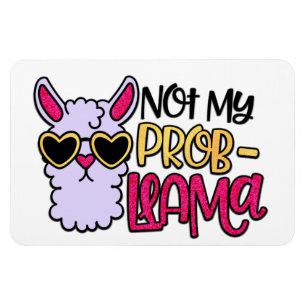 Íman Adoráveis Llama Ame Não Meu Magnetinho De Proble