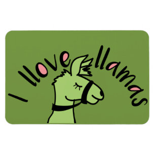 Íman Adoráveis Llama Love I Llove Llamas
