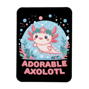 Íman Adorável Adorção Aquática de Axolote