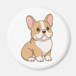 Íman Adorável Cachorrinho Bulldog Francês