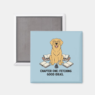 Íman Adorável Cão de Estimação Retriever Dourado Decora