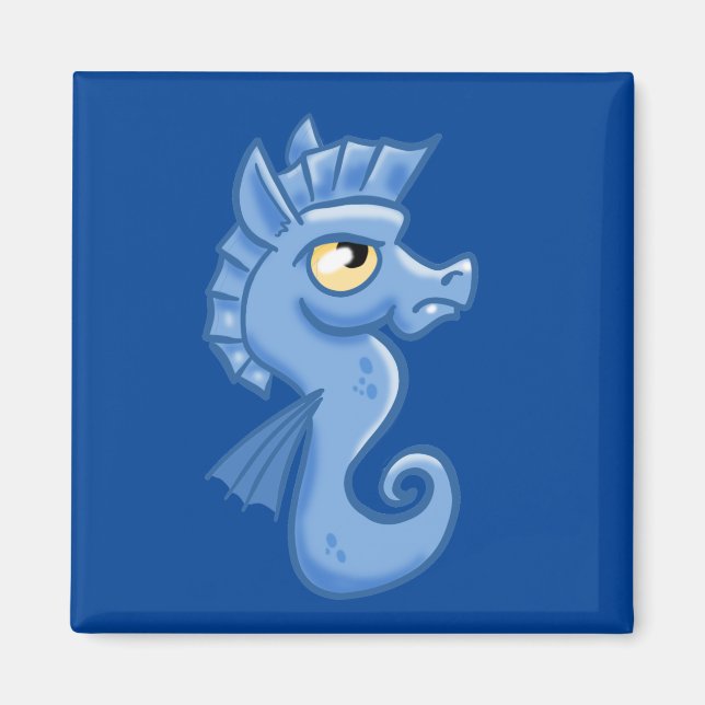 Íman Adorável cavalo de animação. (Frente)