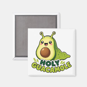 Íman Adorável Kawaii Santo Guacamole Lesma de Abacate C