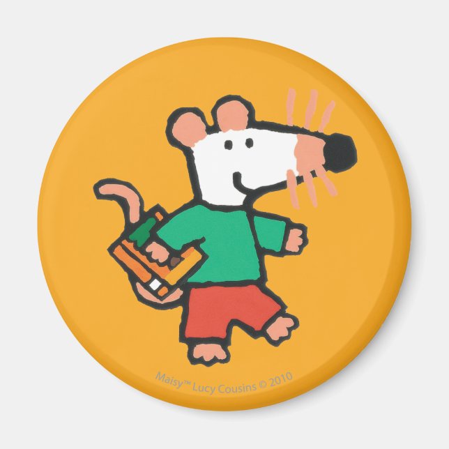 Íman Adorável Maisy ama ler (Frente)