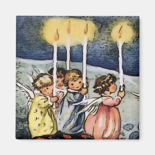 Íman Adorável vintage Angels