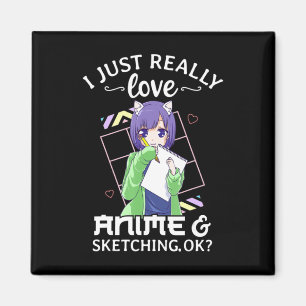 Íman Adoro anime e esboço, Dr. Anime.