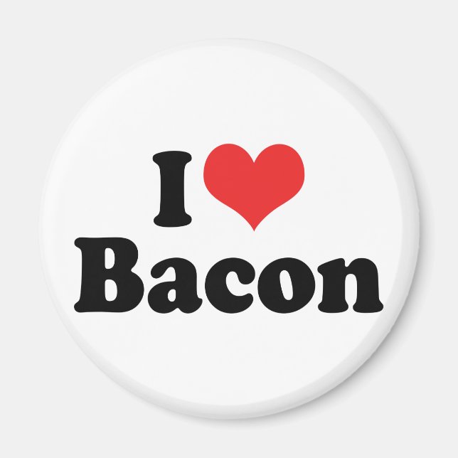 Íman Adoro Bacon Cardíaco - Bacon Lover (Frente)