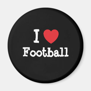 Íman Adoro futebol personalizado personalizado