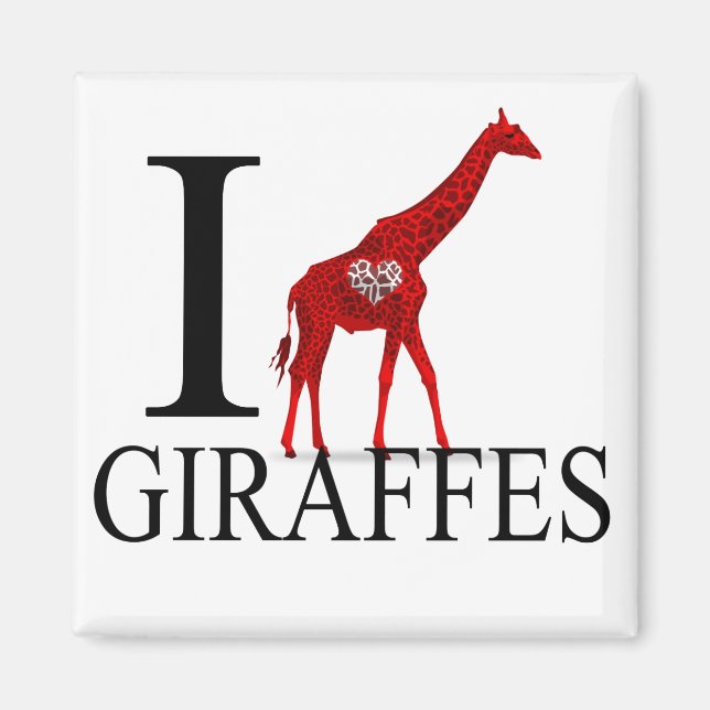 Íman Adoro Girafas Magnets (Frente)