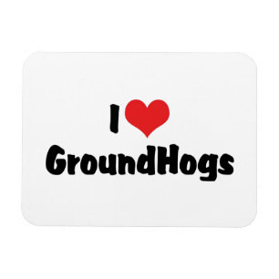 Íman Adoro "Heart Groundhogs" - Groundhog Lover