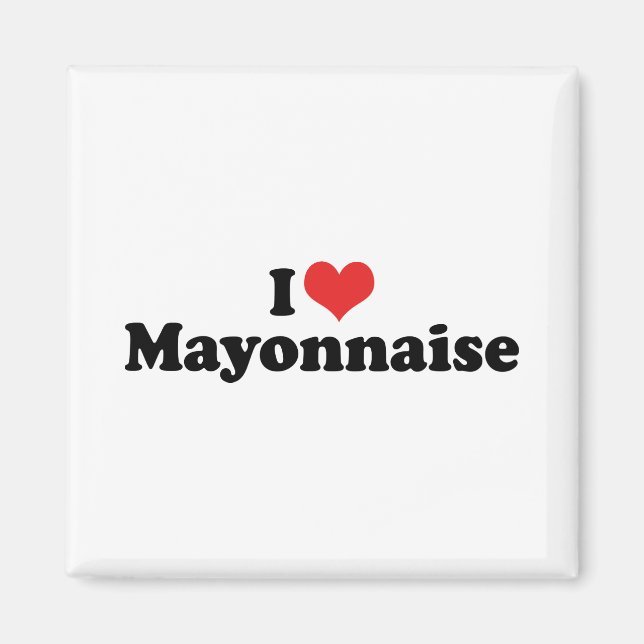 Íman Adoro Heart Mayo - Mayonnaise Lover (Frente)