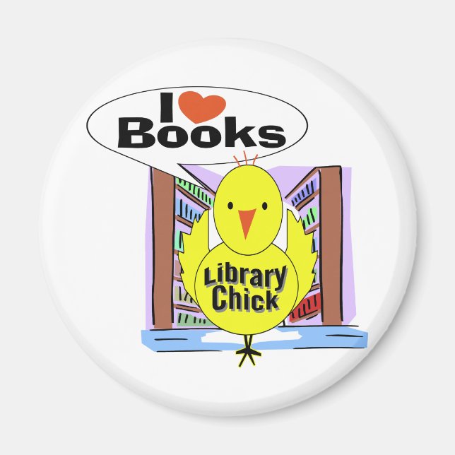 Íman Adoro Livros (Frente)