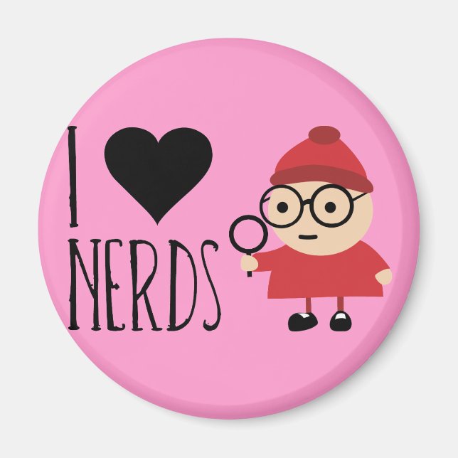 Íman Adoro Nerd (Frente)
