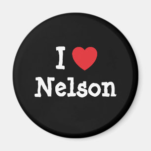 Íman Adoro o nelson personalizado personalizado