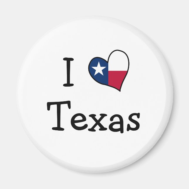 Íman Adoro o Texas Magnet (Frente)