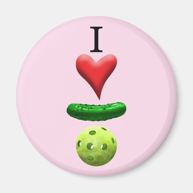 Íman Adoro Pickleball - Rosa (Frente)