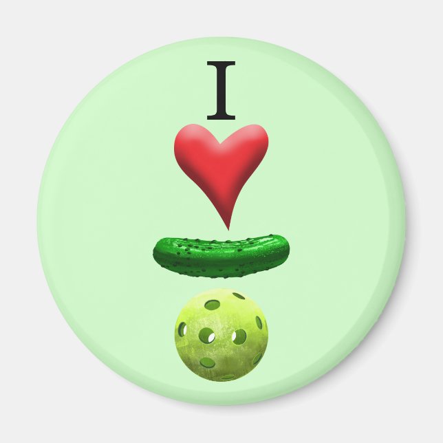 Íman Adoro Pickleball - Verde - (Frente)