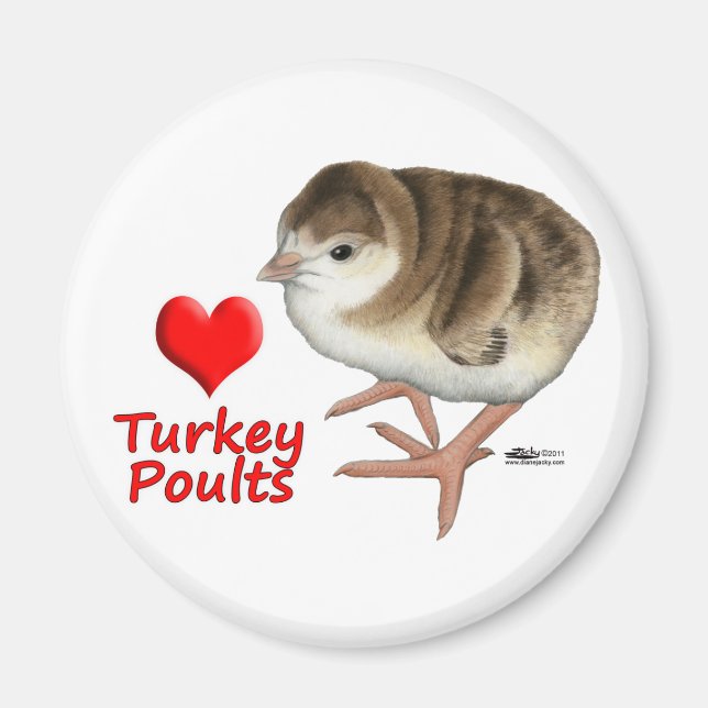 Íman Adoro Poults Turcos! (Frente)