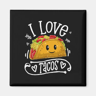 Íman Adoro Tacos T Shirt Cinco De Mayo Mulheres Homens