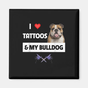 Íman Adoro Tatuagens E O Meu Cachorro Inglês Tatuado