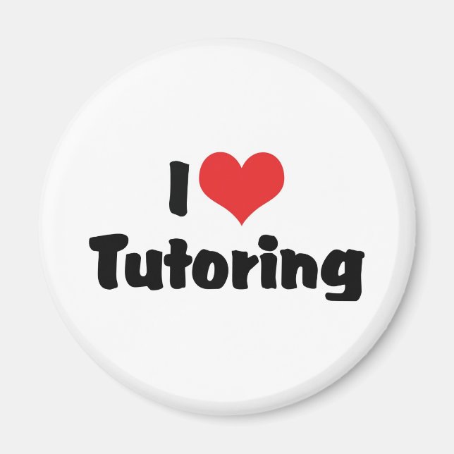 Íman Adoro Tutoring Coração (Frente)