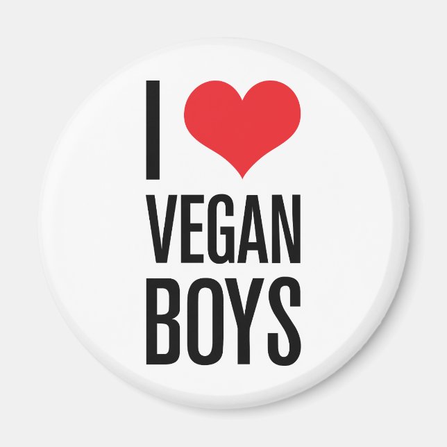 Íman Adoro Vegan Boys (Frente)
