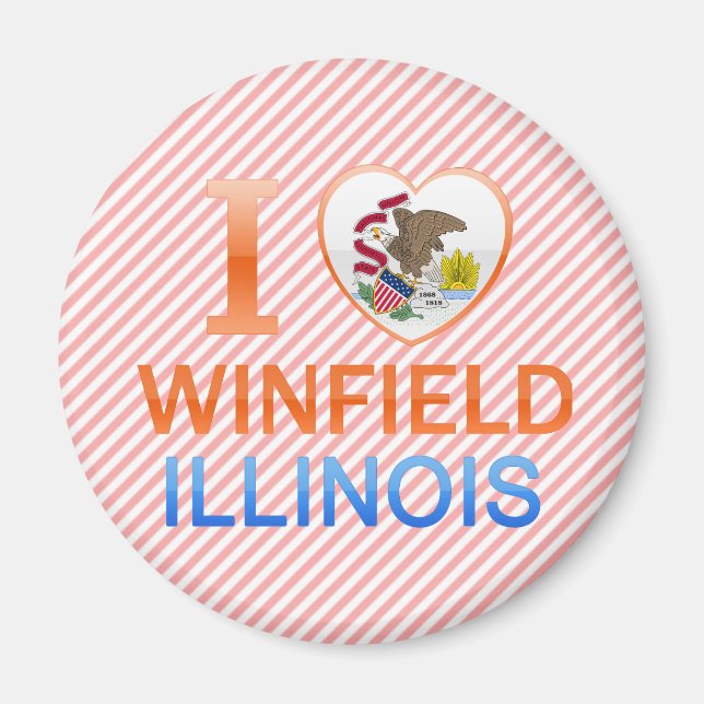Íman Adoro Winfield, IL (Frente)